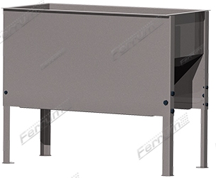 Мойка для колес 434х817х917мм - серый металлик  06.300-9007