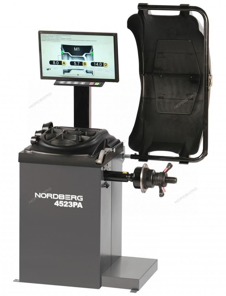 Станок балансировочный автоматический с дисплеем, серый NORDBERG 4523PA(G)