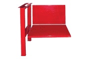Комплект для 1ТВ: полка/стенка и верстачная опора - красный  01.501L-3000