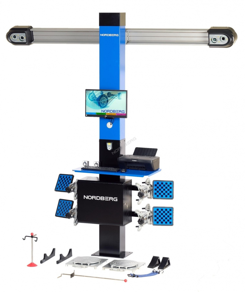 Стенд сход-развал 3D модель четырехкамерный настенный NORDBERG C804-C