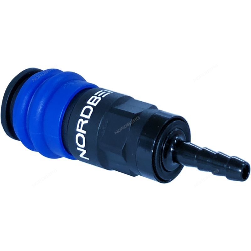Разъем композитный "мама" быстросъемный - елочка Ø 6 мм NORDBERG NKF06