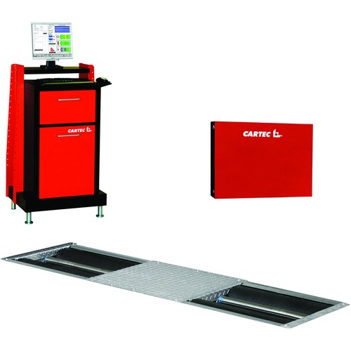 Компьютерный роликовый тормозной стенд для автомобилей с нагрузкой на ось до 4т. BDE 2304 K-BrM-SmG