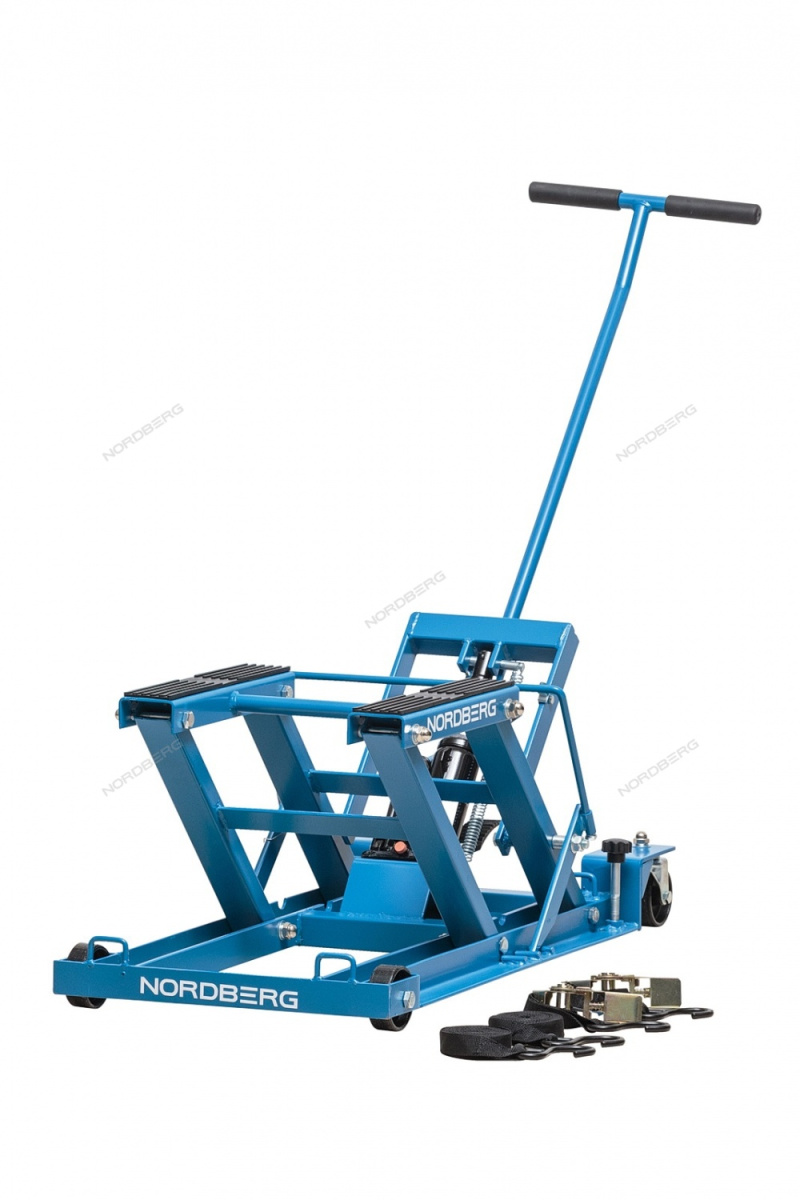 Домкрат подкатной для мототранспорта, г/п 500 кг NORDBERG N32007