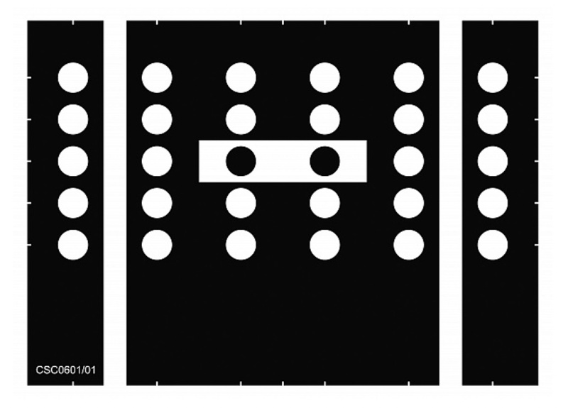 Мишень калибровочная Autel ADAS CSC0601/01, для систем предупреждения о сходе с полосы VW 