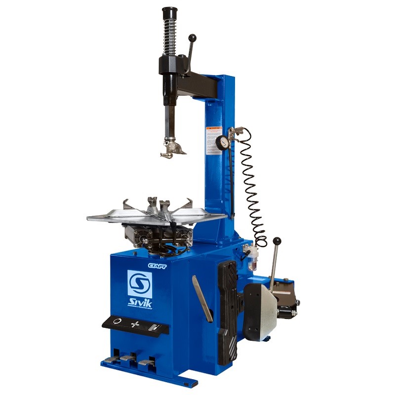 Шиномонтажный станок СИВИК КС-301A Старт (380В), диаметр дисков от 10" до 24", полуавтомат, синий