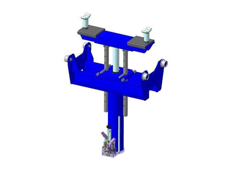 Подъёмник канавный передвижной с Интегрированная поддерживающая системой  г/п 16 т. П114Е-16-1