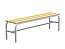 Скамья гардеробная металлическая с настилом 1200 (Липа) Верстакофф 450x1200x350 мм